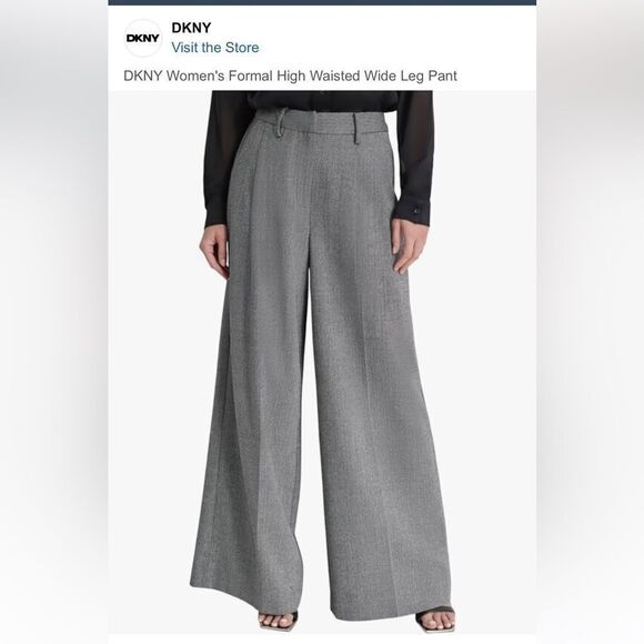 DKNY The Mercer Wide Leg Pants - Picture 1 of 8
